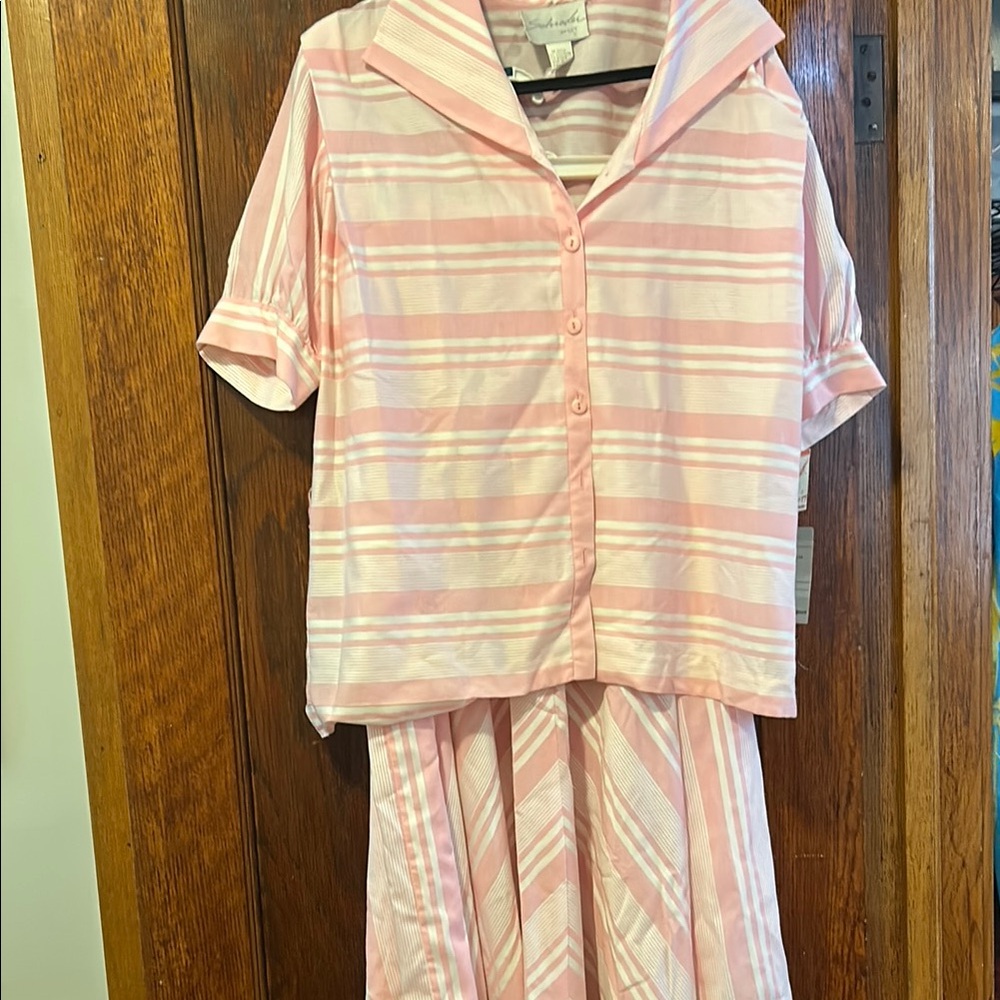 Vintage Schrader Sport deadstock two piece coord set